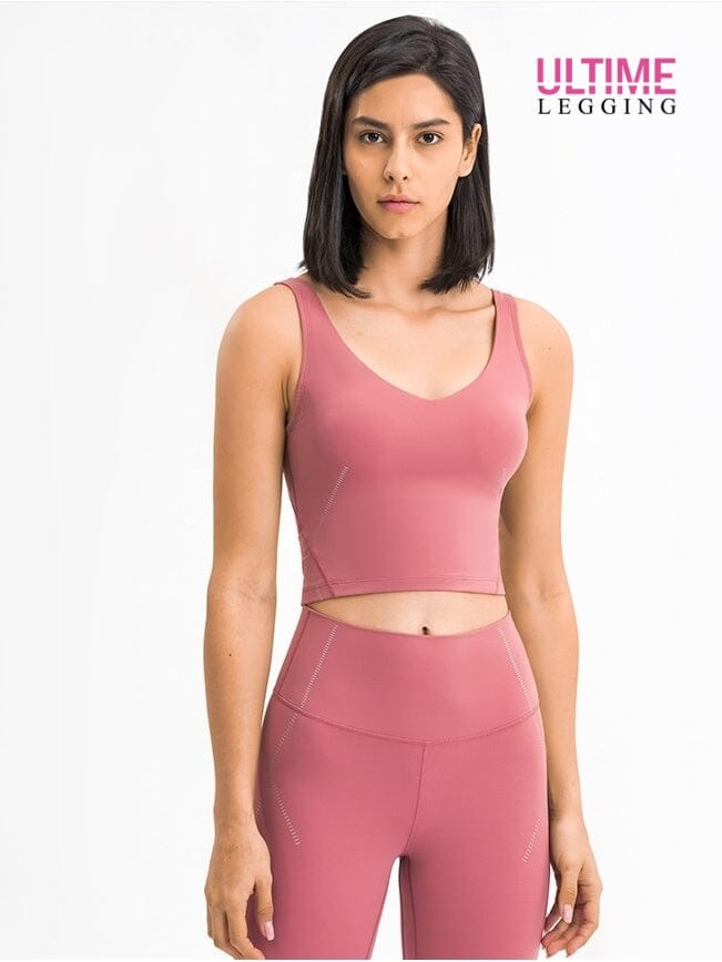 Brassière Sport Compression Brassière helankezatrening.com XS Rose