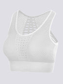 Brassière Sport Dos Ouvert Brassière helankezatrening.com sa Blanc