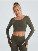 Crop Top Fitness - Sully Crop Top helankezatrening.com sa Kaki