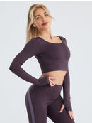 Crop Top Fitness - Sully Crop Top helankezatrening.com sa Violet