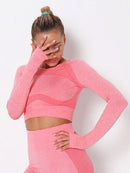 Crop Top Sport Court - Positiv Crop Top helankezatrening.com : Legging Femme | Vêtements de Sport sa Rose