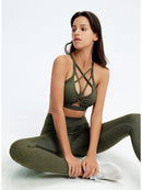 Ensemble Fitness, Legging et Soutien-Gorge Ensemble Sport helankezatrening.com sa Vert 