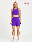 Ensemble Short Fitness - Ultime-Legging Ensemble Sport helankezatrening.com sa Violet