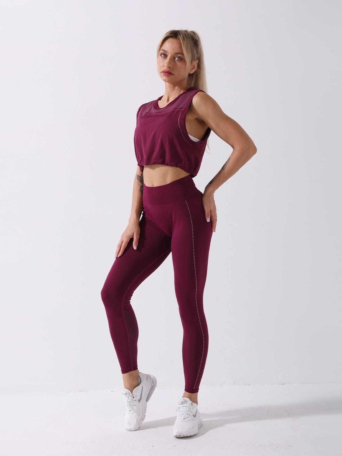 Ensemble Sport 2 pièces Legging et Top Ensemble Sport helankezatrening.com sa Bordeaux