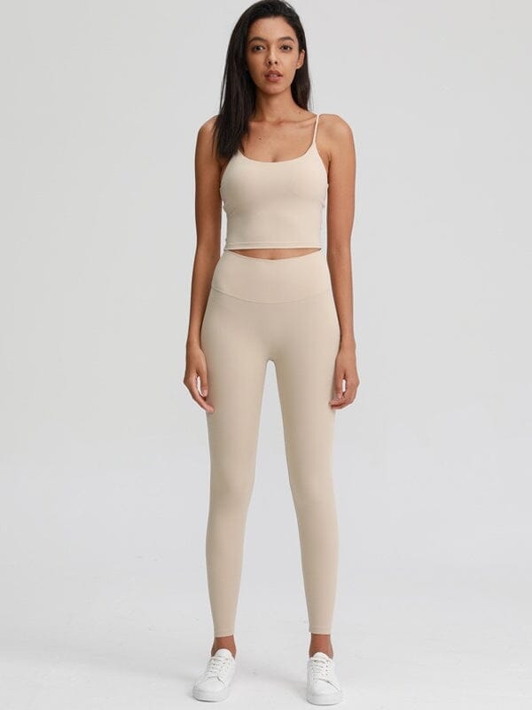 Ensemble Sport Compressif - LoliSport Ensemble Sport helankezatrening.com sa Beige