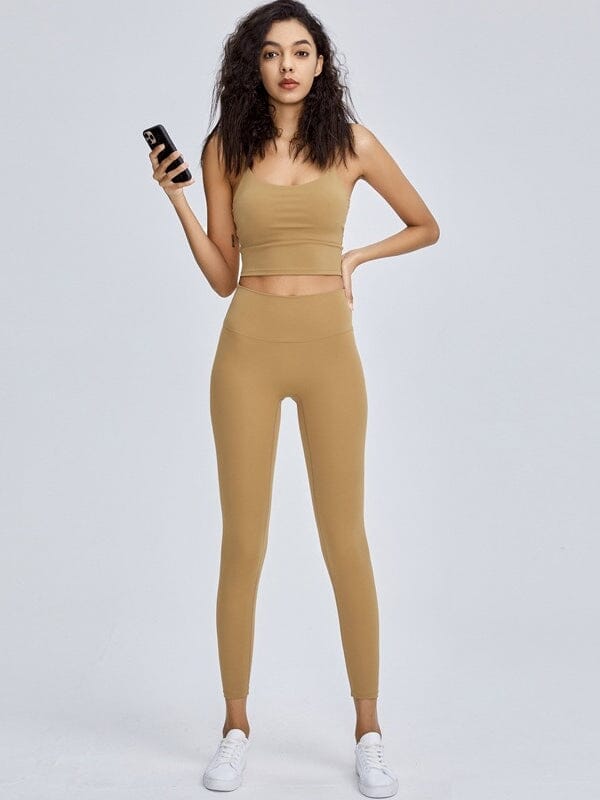 Ensemble Sport Compressif - LoliSport Ensemble Sport helankezatrening.com sa Camel