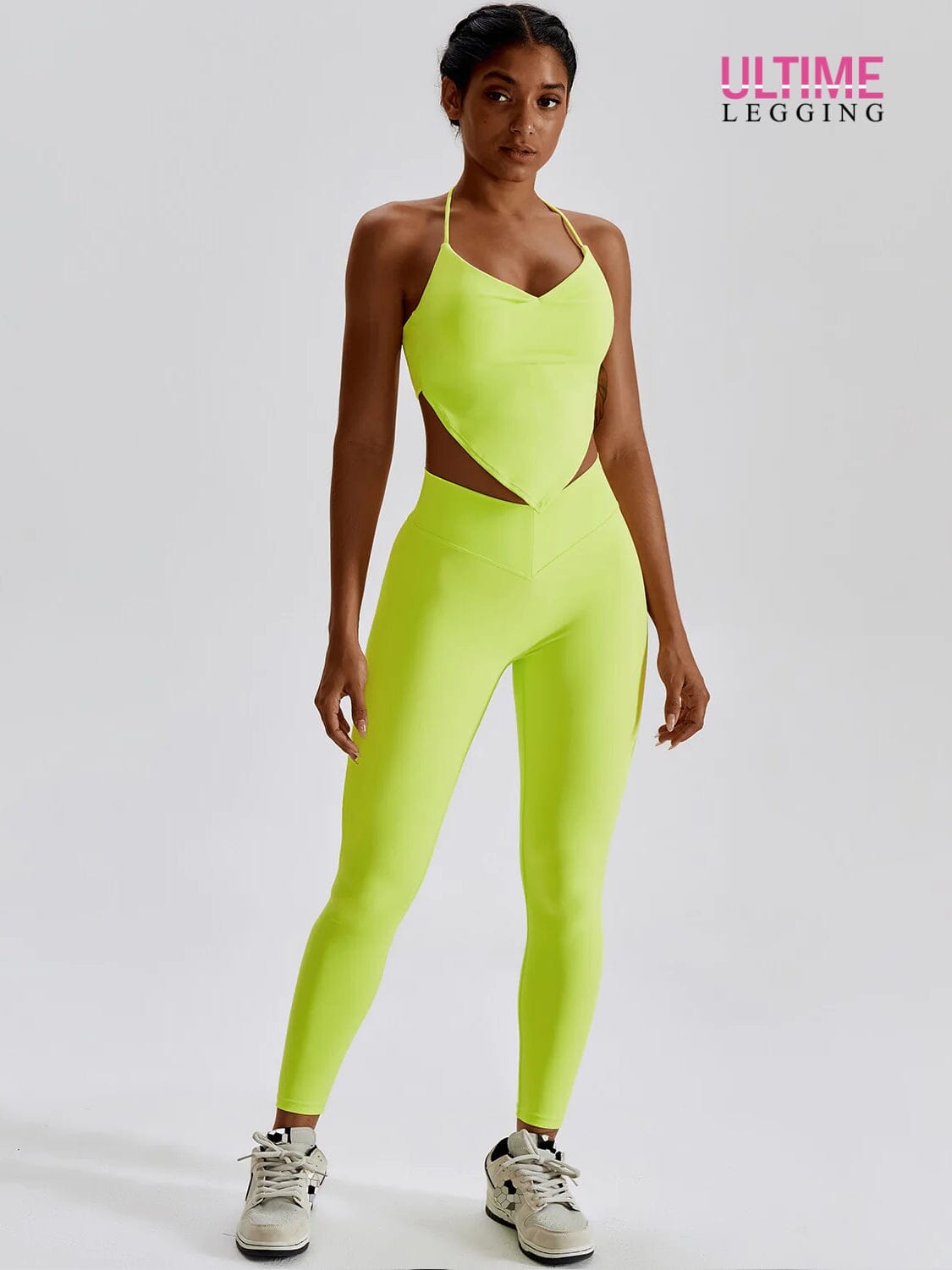 Ensemble Sport Galbant Poche - Suprem - Ultime-Legging Ensemble Sport helankezatrening.com sa Jaune