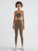 Ensemble Sport Legging et Brassière Ensemble Sport helankezatrening.com : Legging Femme | Vêtements de Sport sa Café