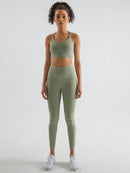 Ensemble Sport Legging et Brassière Ensemble Sport helankezatrening.com : Legging Femme | Vêtements de Sport sa Vert