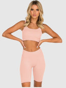 Ensemble Sport Plissé - Sara Ensemble Sport helankezatrening.com sa Rose