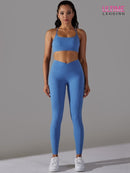 Ensemble Sport Push Up Poches - Fusion - Ultime-Legging Ensemble Sport helankezatrening.com XS Bleu