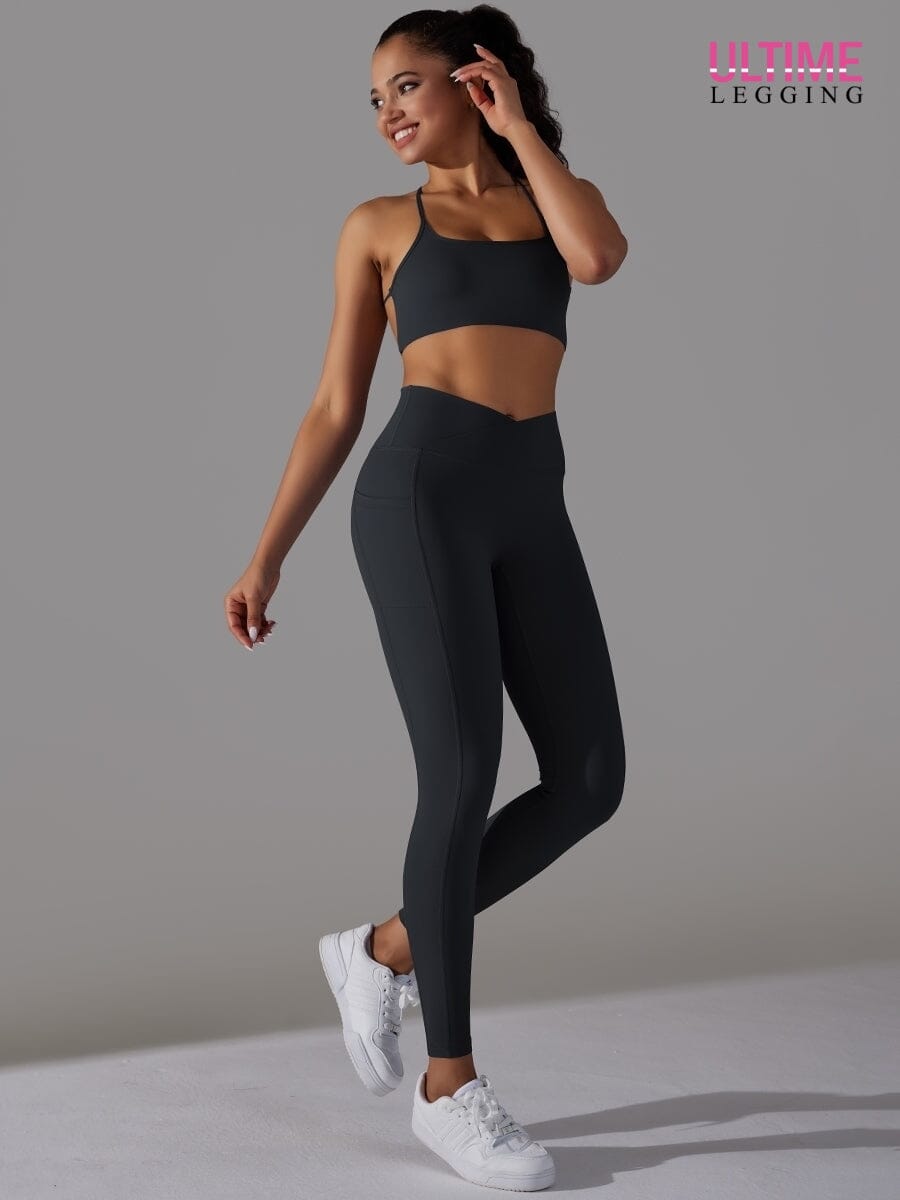 Ensemble Sport Push Up Poches - Fusion - Ultime-Legging Ensemble Sport helankezatrening.com XS Noir