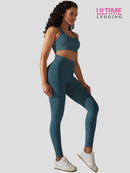 Ensemble Sport Seconde Peau Sans Couture - Ultime-Legging Ensemble Sport helankezatrening.com sa Vert royal