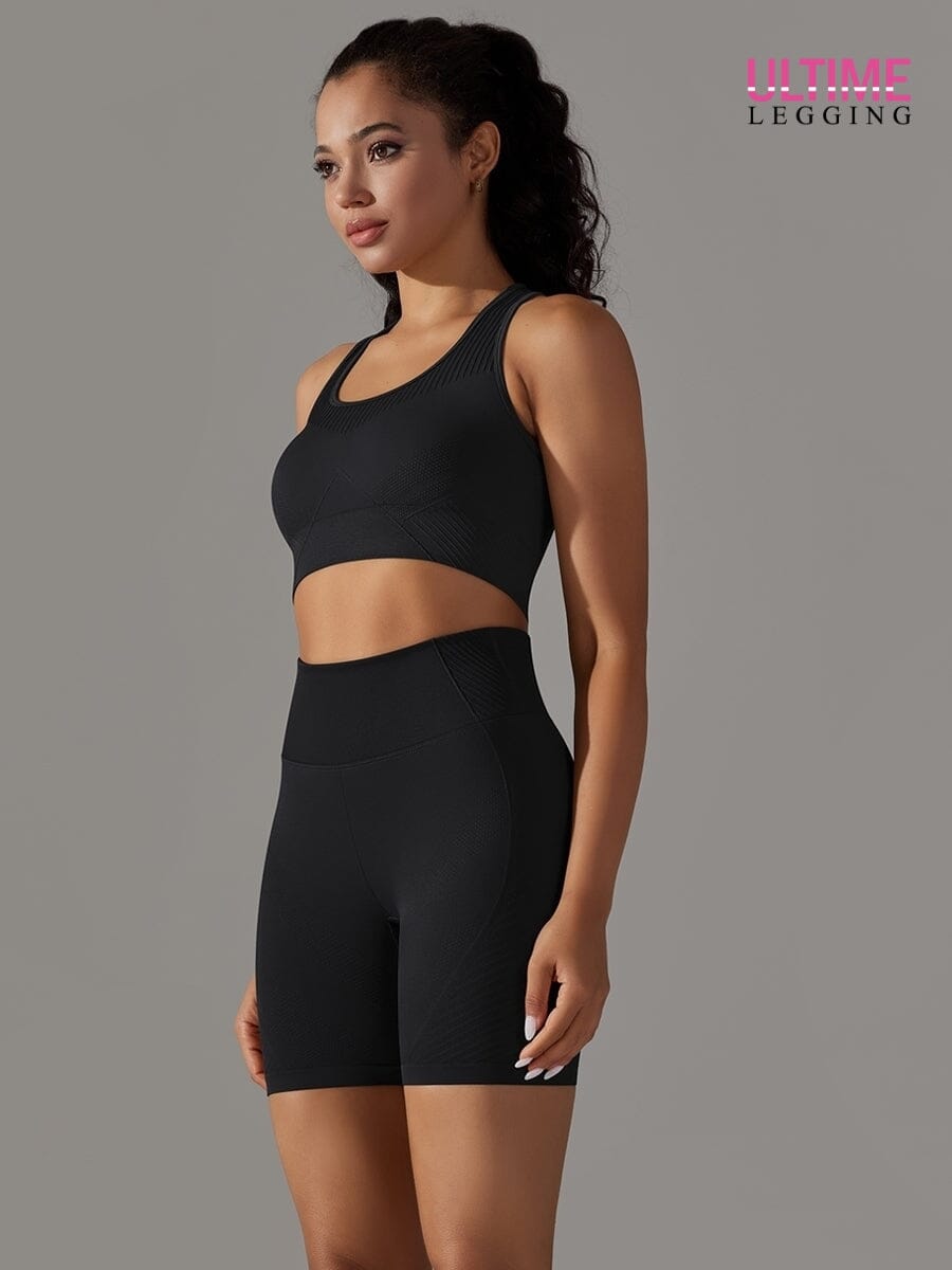 Ensemble Sport Short Soutien-Gorge - Suprem - Ultime-Legging Ensemble Sport helankezatrening.com sa Noir