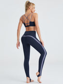 Ensemble Yoga Legging et Soutien-Gorge - Sully Ensemble Sport helankezatrening.com sa Bleu