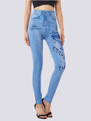 Jegging Bleu clair Taille Haute Jeggings helankezatrening.com sa