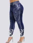 Jegging Grande Taille - Taille Haute Jeggings helankezatrening.com L Bleu