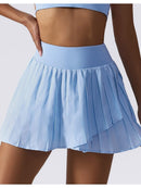 Jupe Sport Avec Short Shorts helankezatrening.com sa Bleu ciel