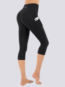 Legging 3/4 Poche Leggings helankezatrening.com sa Noir