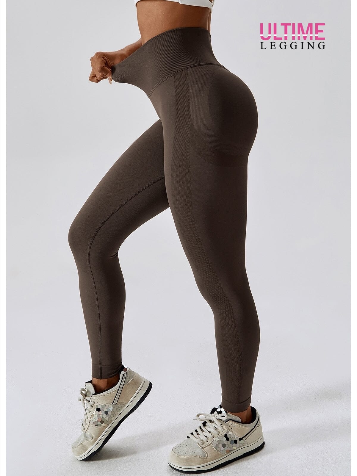 Legging Affinant Push Up - Ultime-Legging Leggings helankezatrening.com sa Marron