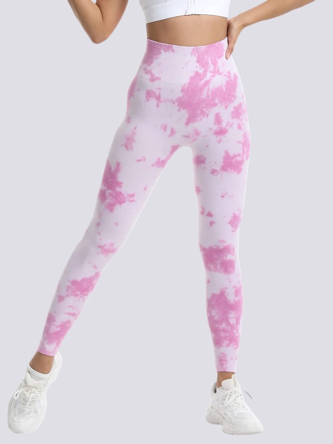 Legging Amincissant Gainant Push Up Leggings helankezatrening.com sa Blanc rosé