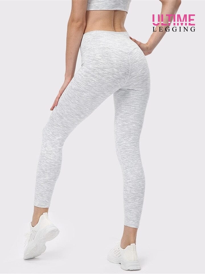 Legging Cache Cellulite Sport - Ultime-Legging Leggings helankezatrening.com sa Blanc chiné