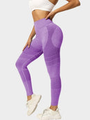 Legging Ceinture Large Sans Couture Sport Leggings helankezatrening.com sa Violet