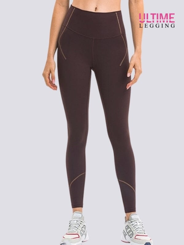 Legging Compression - Ultime-Legging Leggings helankezatrening.com XS Marron foncé