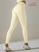 Legging Côtelé Push Up - Ultime-Legging Leggings Ultime-Legging sa Blanc cassé