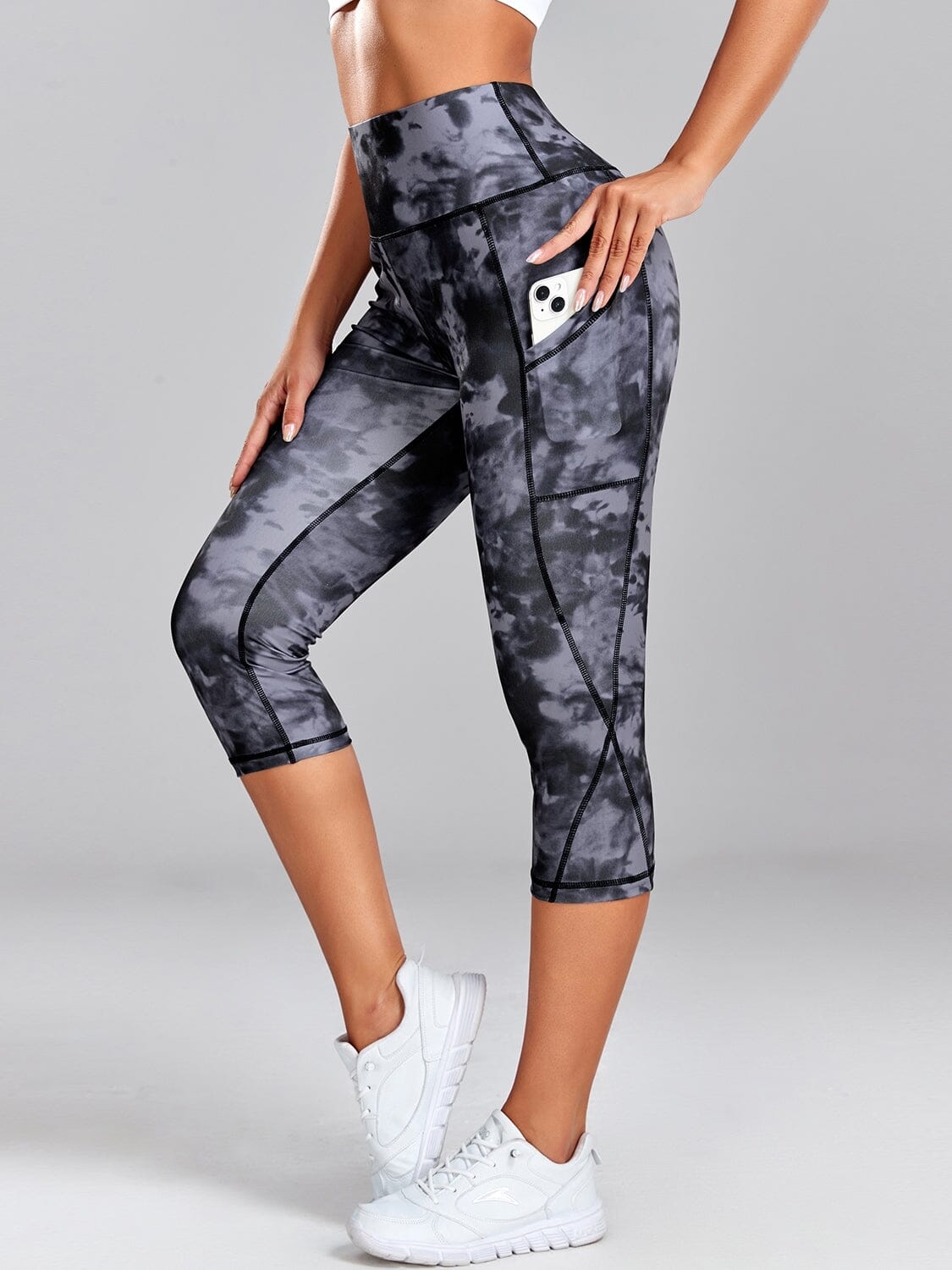 Legging Court Tie Dye Poche Leggings helankezatrening.com sa