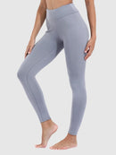 Legging Doublé Polaire Leggings helankezatrening.com sa Gris clair