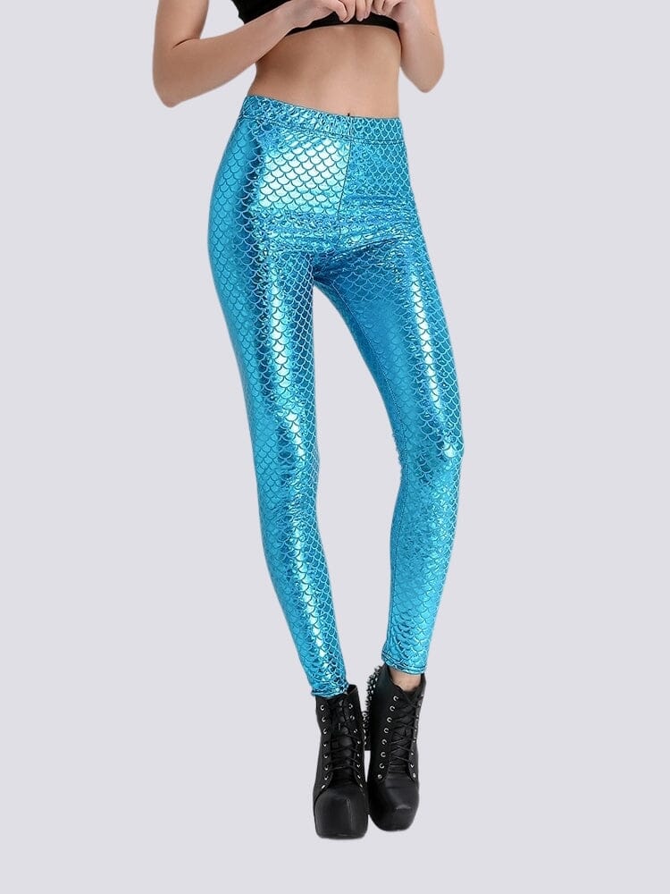 Legging Ecaille Leggings helankezatrening.com sa Bleu ciel