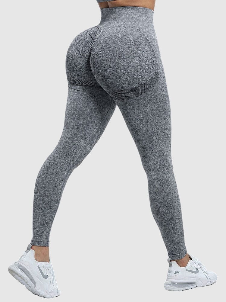 Legging Effet Push Up Sport Leggings helankezatrening.com sa Gris foncé