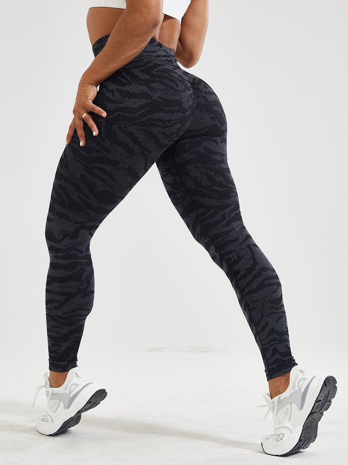 Legging Effet Seconde Peau Sport Leggings helankezatrening.com sa Noir