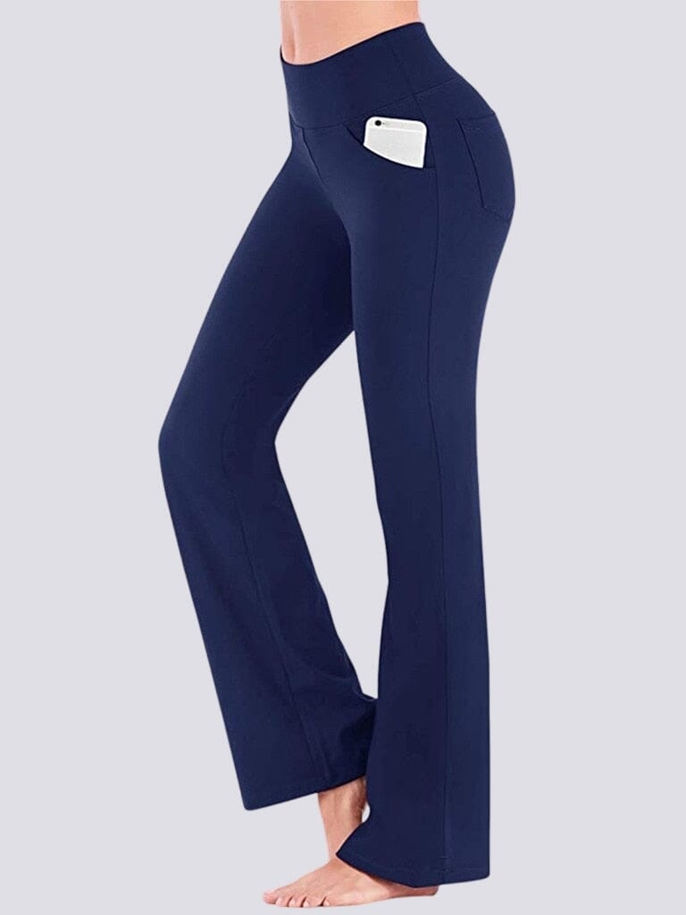 Legging évasé Taille Haute Leggings helankezatrening.com sa Bleu