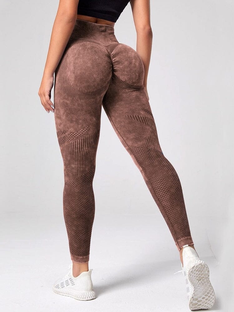 Legging Extra Push Up - Revival Leggings helankezatrening.com sa Marron