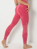 Legging Fitness Gainant Sans Couture helankezatrening.com sa Rouge