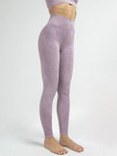 Legging Fitness Gainant Sans Couture helankezatrening.com sa Violet