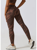 Legging Fitness Moulant Taille Haute Push Up Leggings helankezatrening.com sa Café