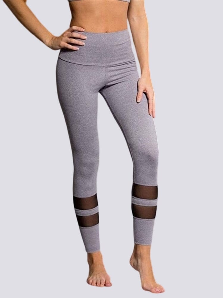 Legging Gris Taille Haute Leggings helankezatrening.com sa