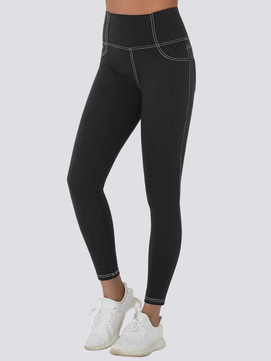 Legging Jean Amincissant Leggings helankezatrening.com sa Noir