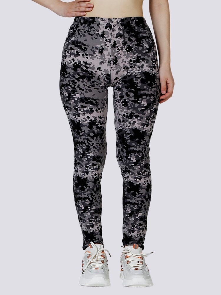 Legging Léopard Gris (Imprimé) Leggings helankezatrening.com sa