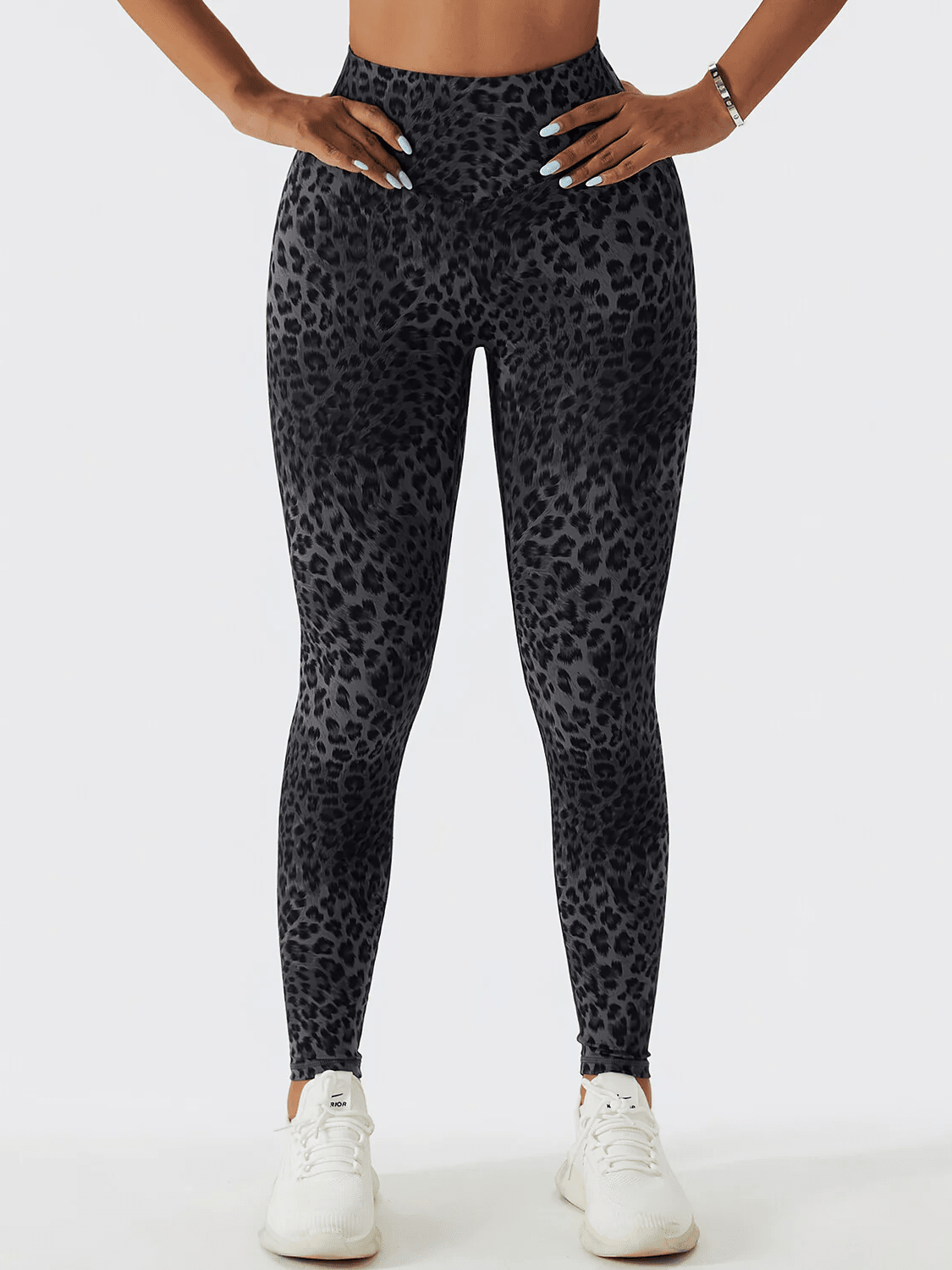 Legging Léopard Push Up Leggings helankezatrening.com sa Noir