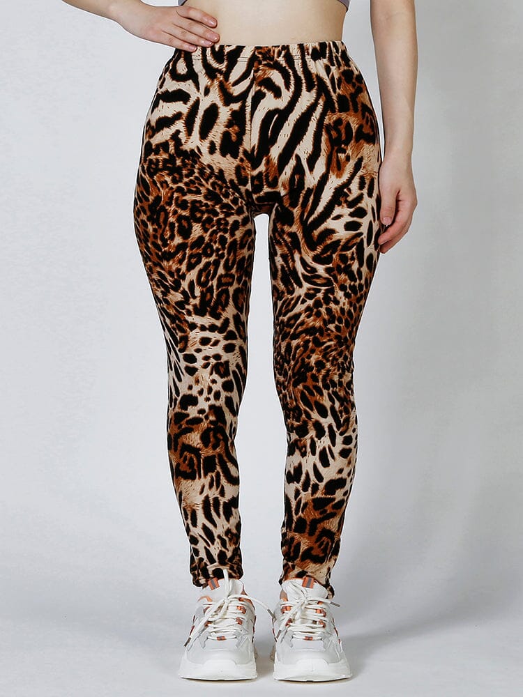 Legging Motif Léopard Leggings helankezatrening.com sa