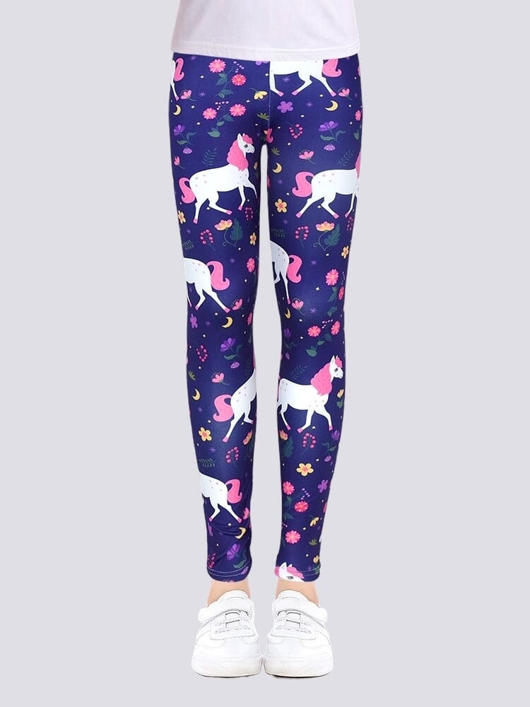 Legging Motif Licorne Fille Leggings helankezatrening.com 4 - 5 ans