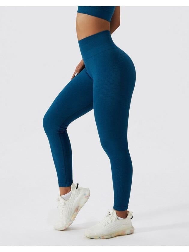 Legging Moulant Leggings helankezatrening.com sa Bleu