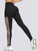 Legging Noir Léopard Poche Leggings helankezatrening.com sa