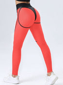 Legging Push Up Maille Sport Ultime-Legging sa Orange