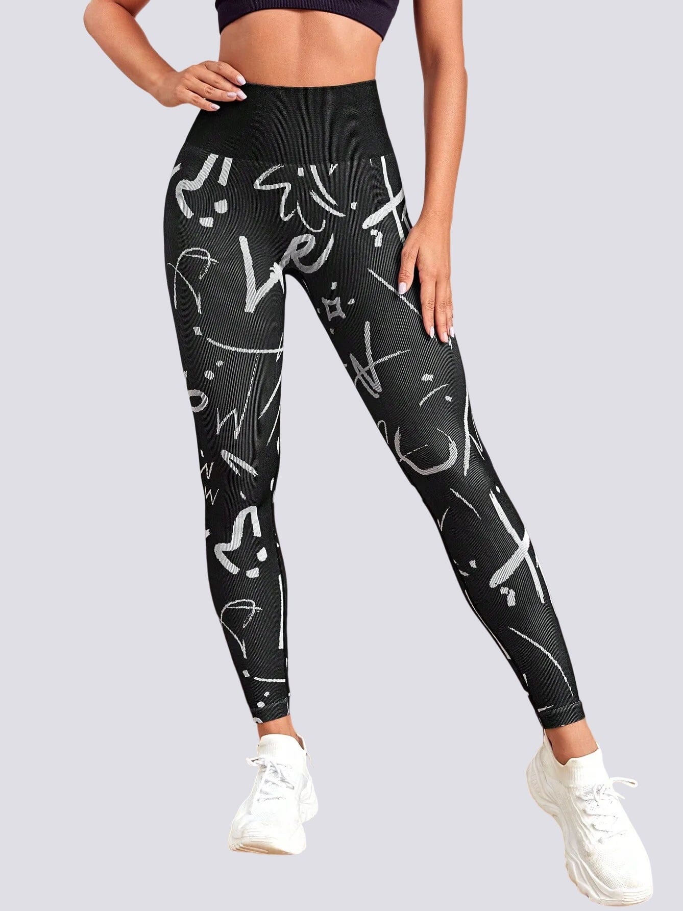 Legging Push Up Sans Couture - Selena Leggings helankezatrening.com sa Noir