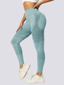 Legging Sans Couture Galbant - Édition limitée Leggings helankezatrening.com sa Turquoise